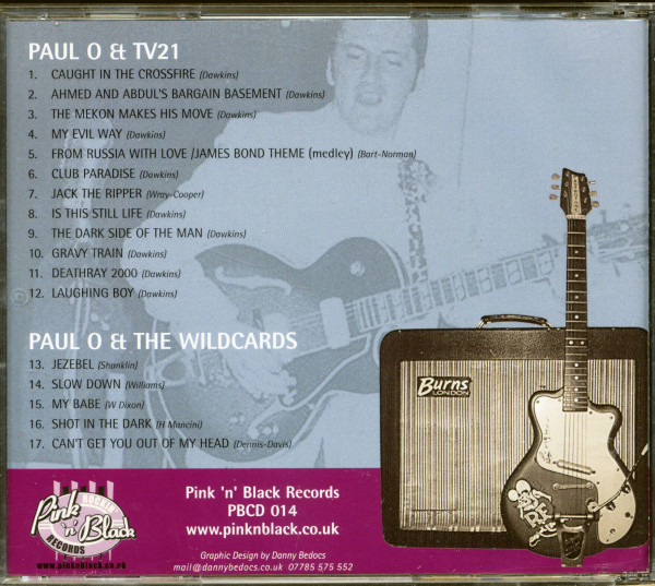 Paul O with TV21 & The Wildcards (CD)