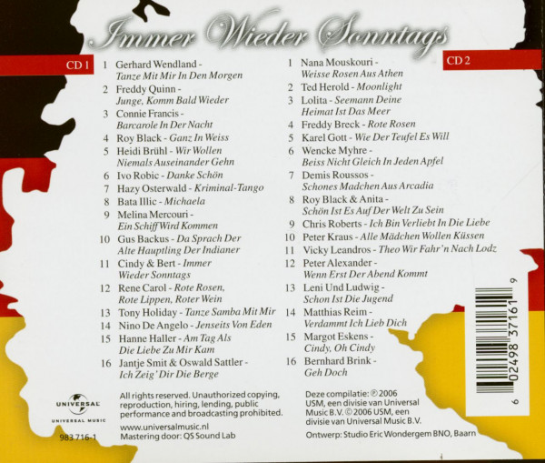 Immer wieder Sonntags - De Beste Duitse Hits Ooit (2-CD)