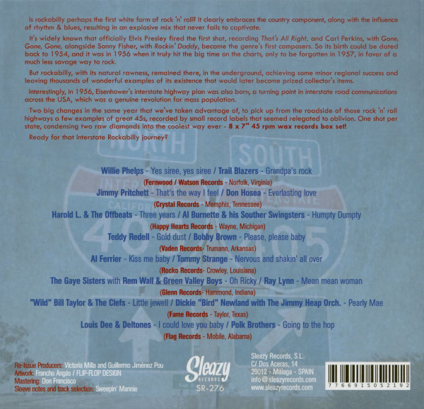 Interstate Rockabilly (8x7inch, 45rpm, Box)