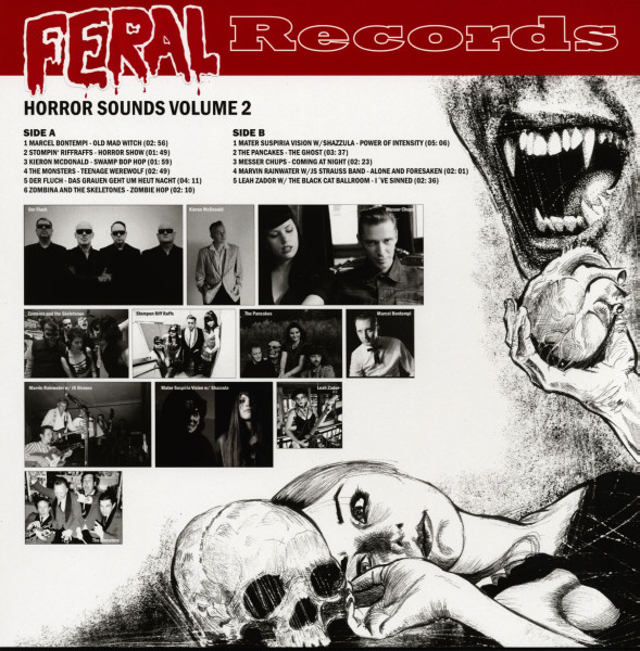 Feral Horror Sounds Vol.2 (LP, 10inch colored Vinyl + Untersetzer)