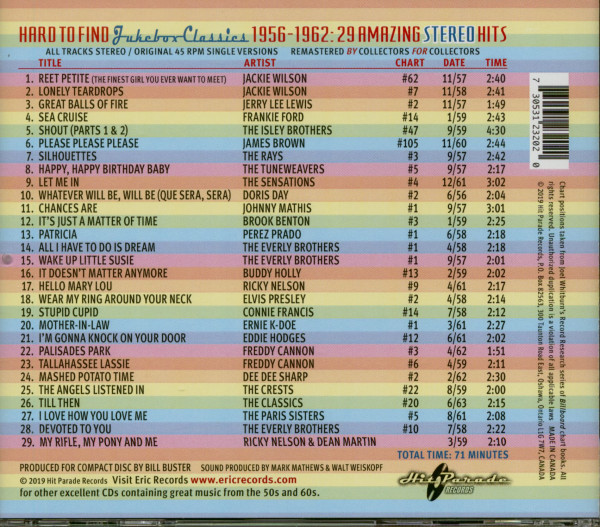 1956-1962 - 29 Amazing Stereo Hits (CD)