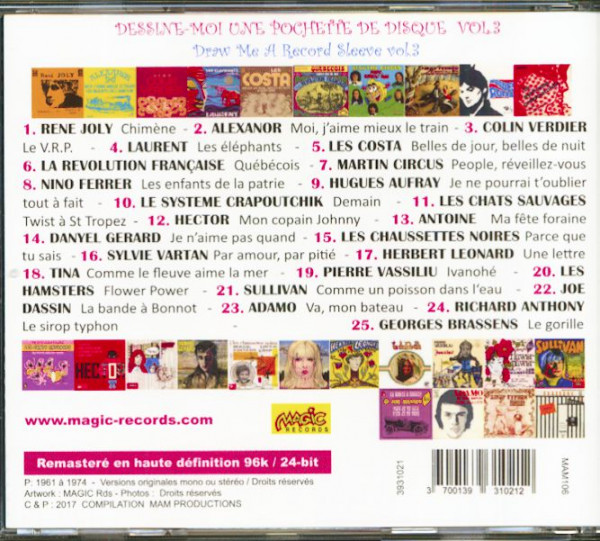 Dessine-Moi Une Pochette De Disque Vol.3 (CD)