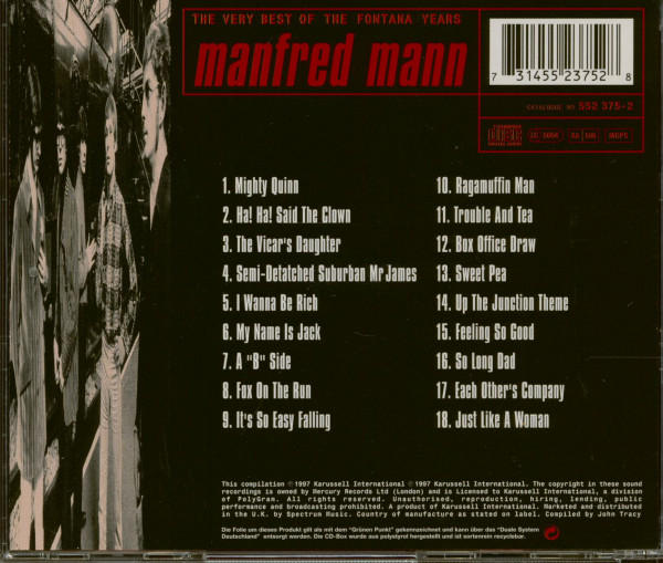 Very Best Of The Fontana Years (CD)