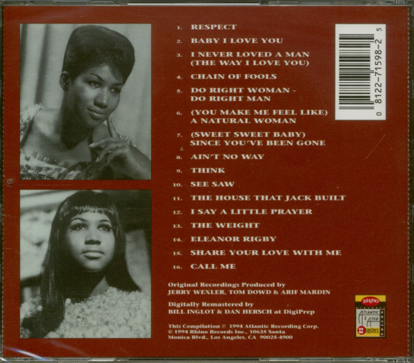 The Very Best Of Aretha Franklin - The '60s (CD)