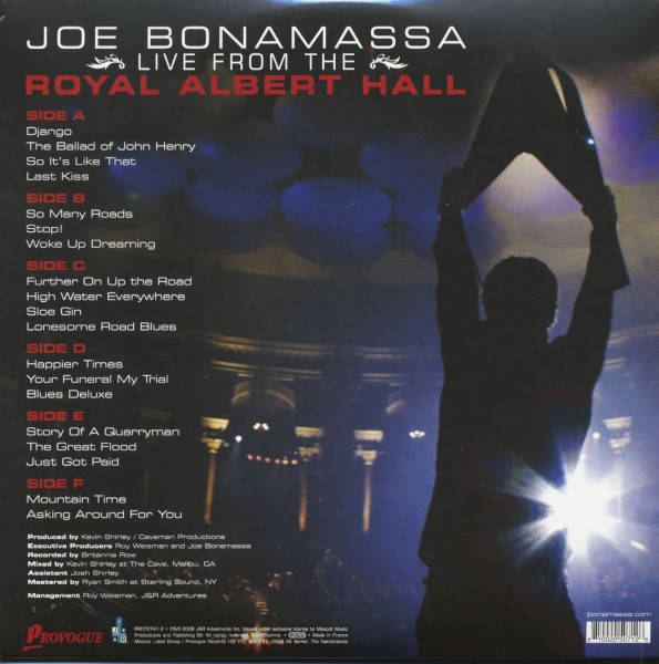 Joe Bonamassa Live From The Royal Albert Hall (3-LP)