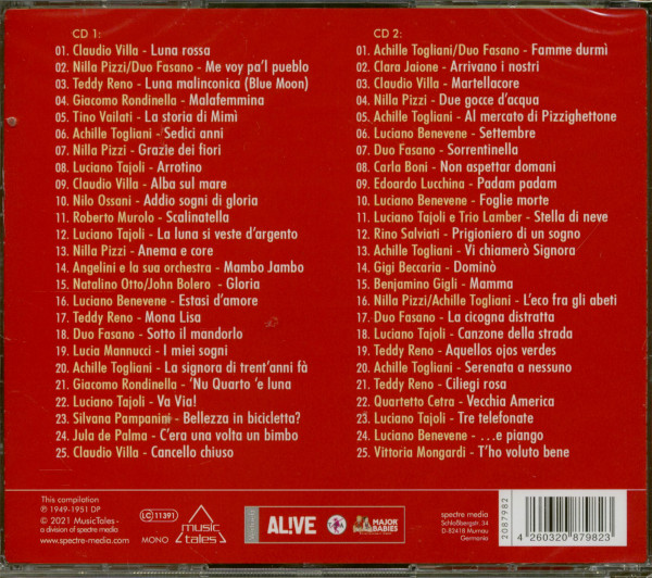Le canzoni dell’anno 1951 (2-CD)
