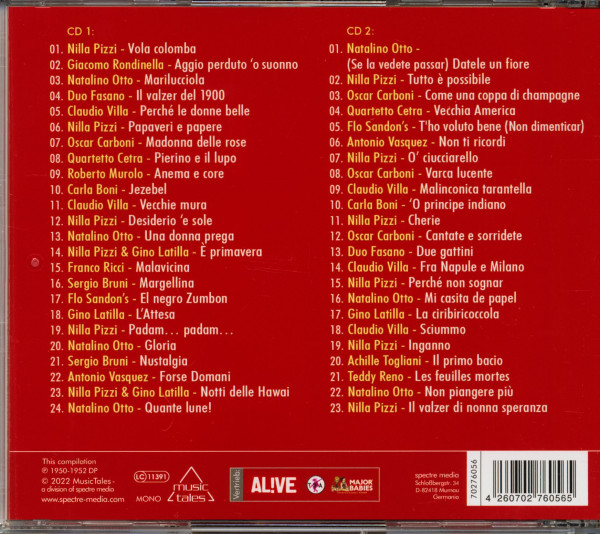 Le Canzoni Dell'Anno 1952 (2-CD)