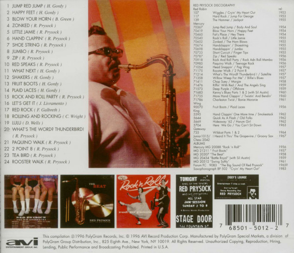 Rock & Roll - The Best Of Red Prysock (CD)