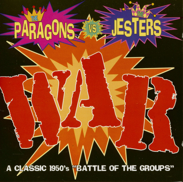 The Paragons vs. The Jesters - War (Battle Of The Groups) (CD) The Paragons vs. The Jesters - War (Battle Of The Groups) (CD)