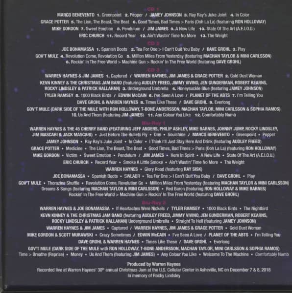Warren Haynes Presents The Benefit Concert Vol.20 (3-CD & 2 Blu-Ray Delux Set)