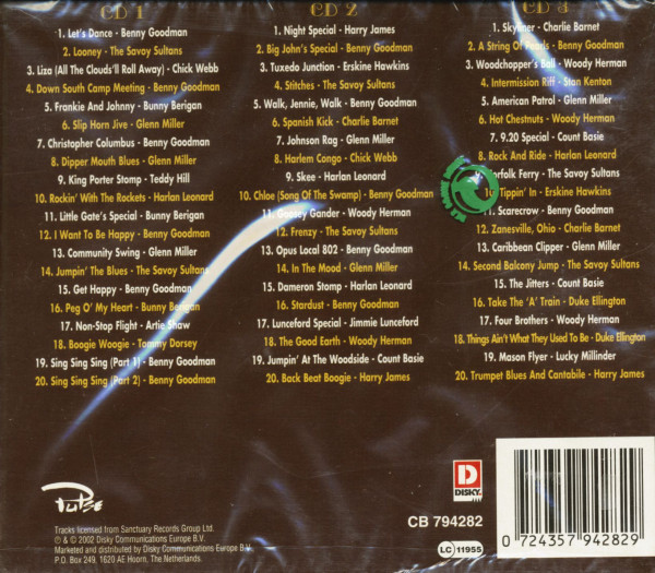 Swing's The Thing - 60 All Time Swing Classics By The Big Band Greats (3-CD)