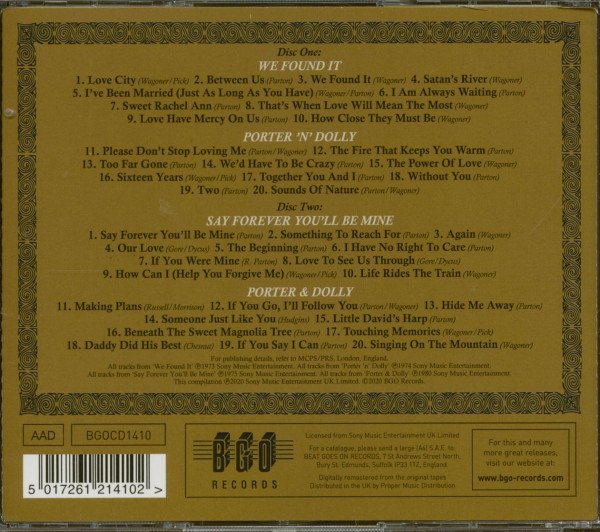 Four Porter Wagoner & Dolly Parton Albums (2-CD)