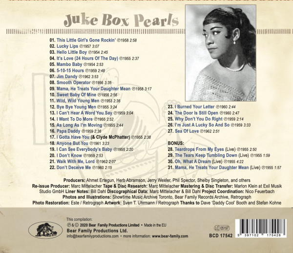 Mama, He Treats Your Daughter Mean - Juke Box Pearls (CD)