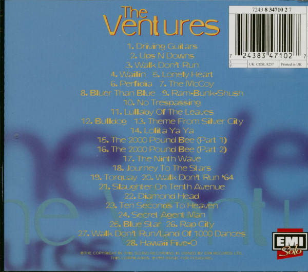 The Ventures - EMI Solo Series (CD Album)