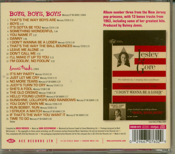 Boys, Boys Boys (CD)
