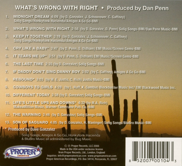 What's Wrong With Right (CD)