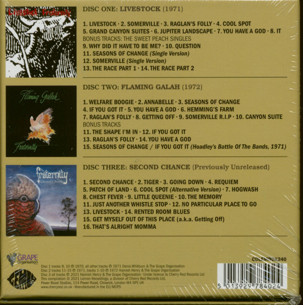 Seasons Of Change - The Complete Recordings 1970-1974 (3-CD)