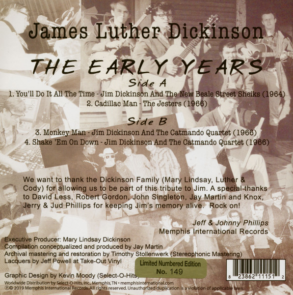 The Early Years (7inch, EP, 45rpm, PS)