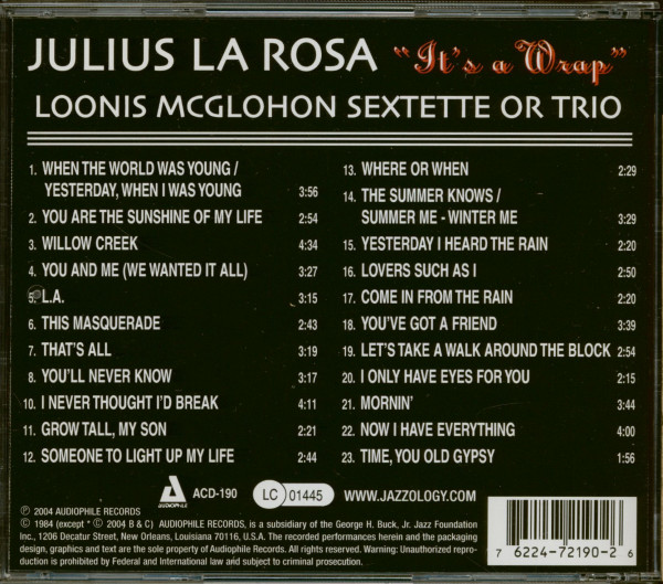 It's A Wrap (CD)