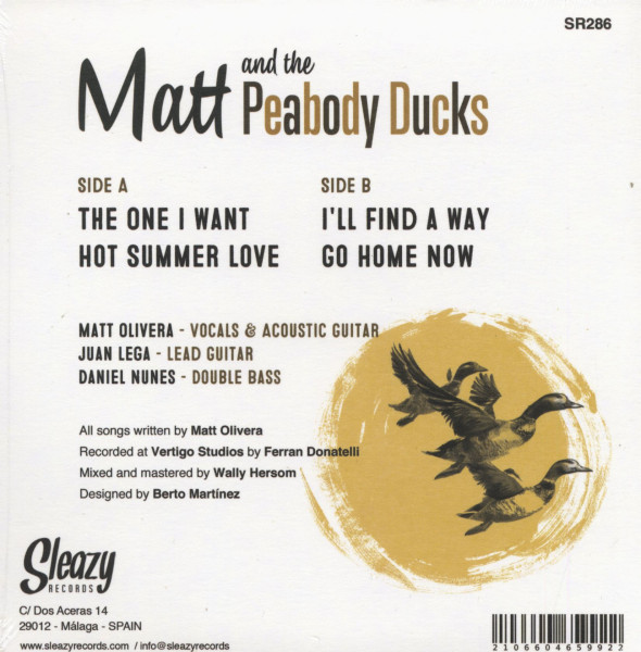 Matt And The Peabody Ducks (7inch, 45 rpm, EP)