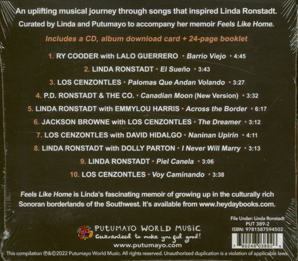 Feels Like Home: Songs From The Sonoran Borderland (CD)