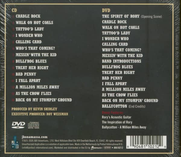 The Spirit Of Rory - Live From Cork (CD + DVD)