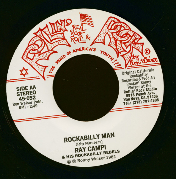 Hollywood Cats - Rockabilly Man (7inch, 45rpm)