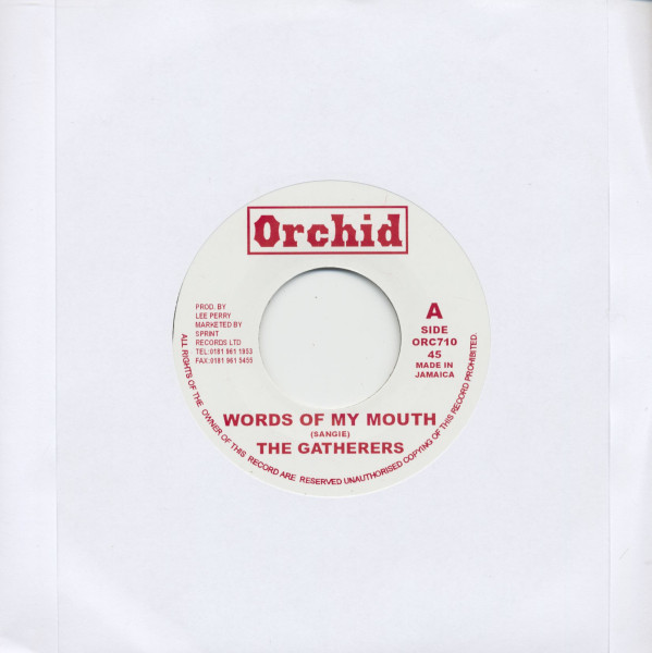 Words Of My Mouth - Word A Mouth Dub (7inch, 45rpm)