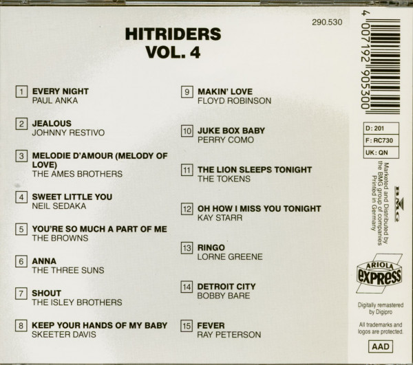 Hitriders Vol.4 (CD)