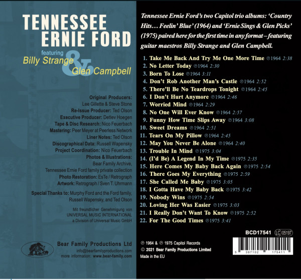 Classic Trio Albums, 1964 & 1975 featuring Billy Strange and Glen Campbell (CD)