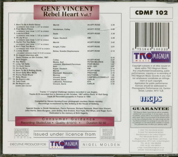 Rebel Heart Vol.7 (CD)