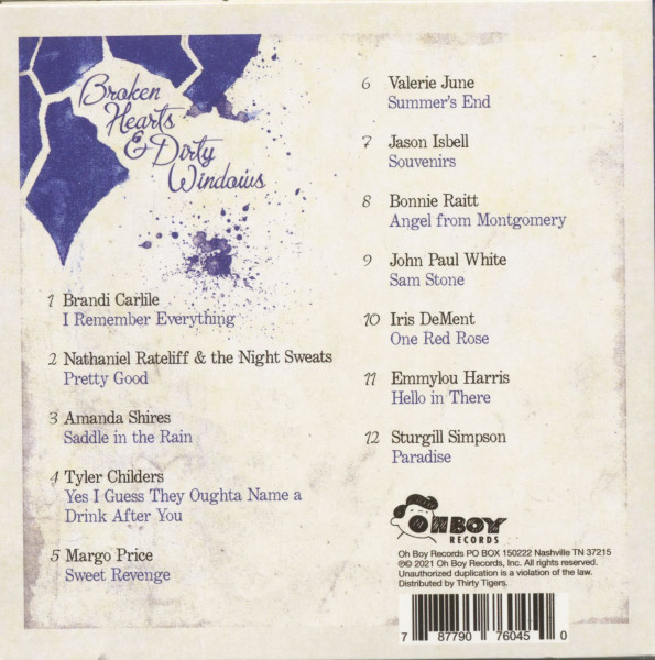 Broken Hearts & Dirty Windows - The Songs Of John Prine Vol.2 (CD)