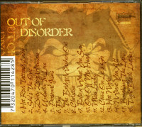 Aperçu: Out Of Disorder (CD) Aperçu: Out Of Disorder (CD)