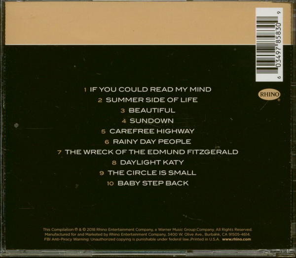 An Introduction To Gordon Lightfoot (CD)