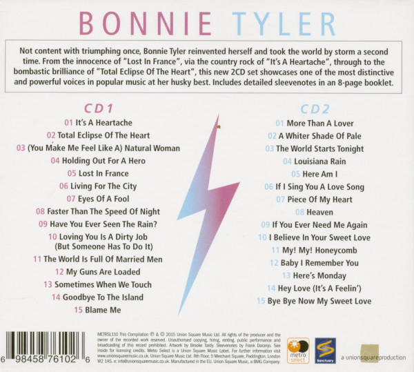The Very Best Of Bonnie Tyler (2-CD)