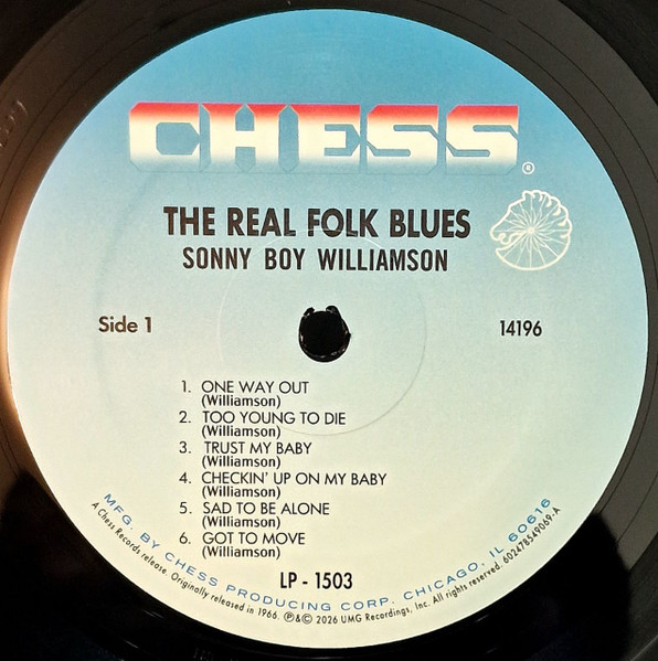 The Real Folk Blues (LP, 180g Vinyl)