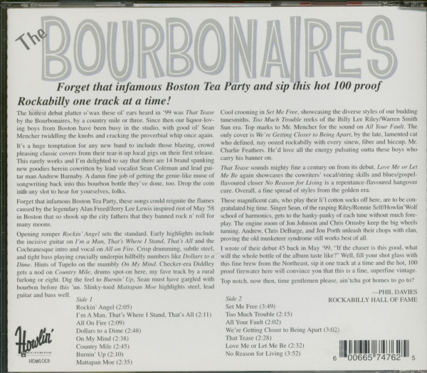 A Shot Of Bourbonaires (CD)