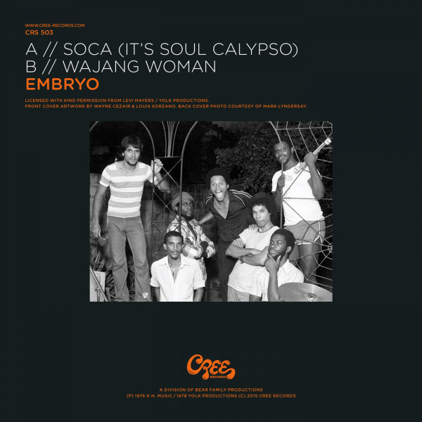 Soca (It's Soul Calypso) - Wajang Woman (7inch, 45rpm, Picture Sleeve, Limited Edition)