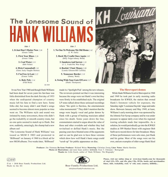 The Lonesome Sound (LP, 10inch)