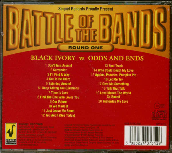 Battle Of The Bands - Round One (CD)