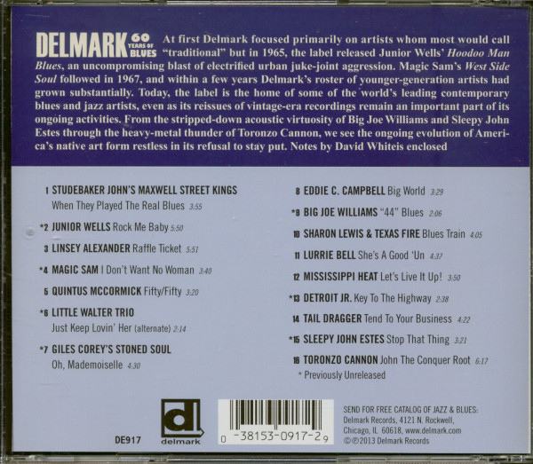 Delmark - 60 Years Of Blues (CD)