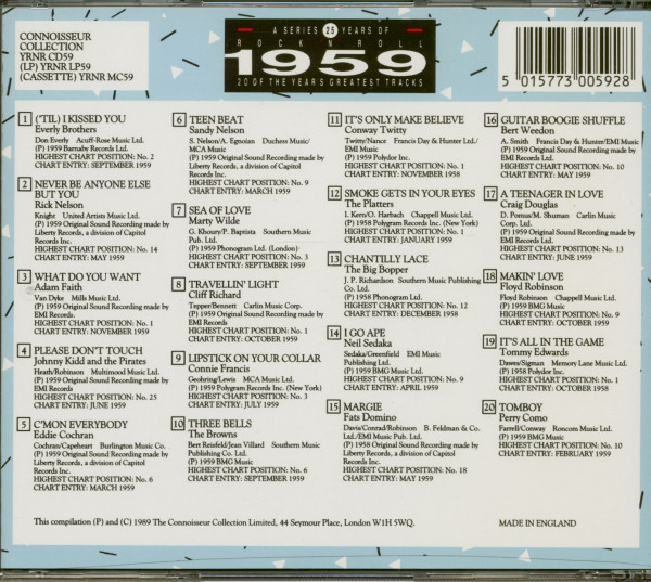 25 Years Of Rock 'N' Roll - 1959 (CD)