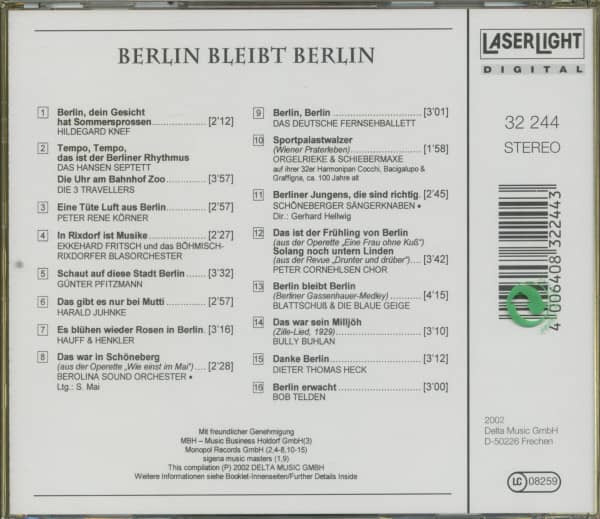 Berlin bleibt Berlin (CD)