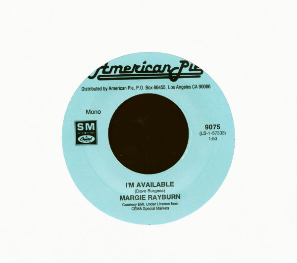 I'm Available - Come Softly To Me (7inch, 45rpm) I'm Available - Come Softly To Me (7inch, 45rpm)