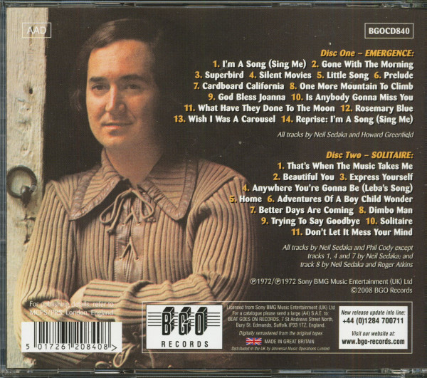 Emergence - Solitaire (2-CD)