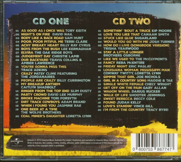 Just The Hits - Country (2-CD)