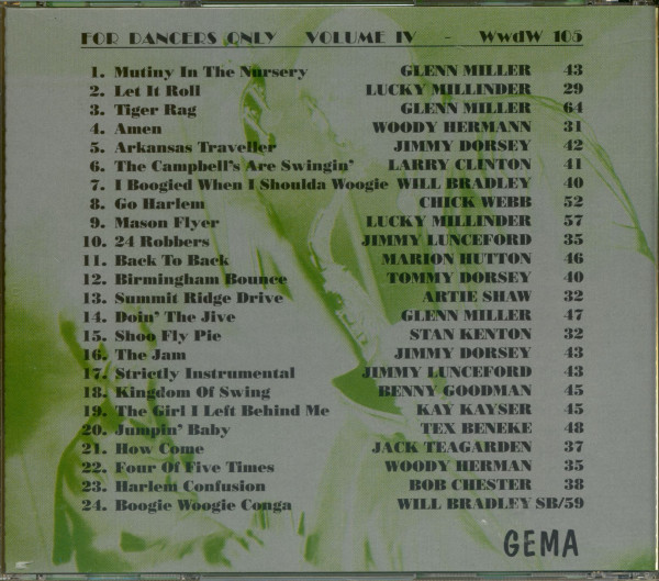 For Dancers Only Vol.4 (CD)