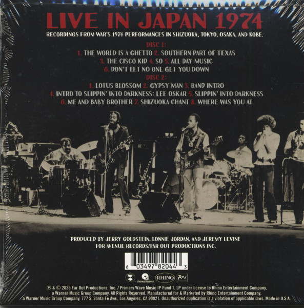 Live In Japan 1974 (2-CD)