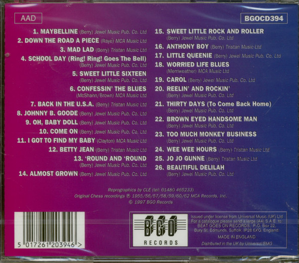 Chuck Berry - More Chuck Berry (CD)