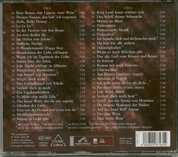 Rote Rosen, rote Lippen, roter Wein (2-CD)
